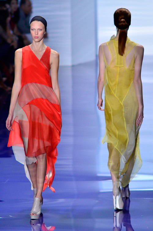 Vera Wang Spring-Summer 2014 runway show at New York Fashion Week