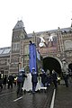 Transport der Nachtwache zum Südflügel des Rijksmuseum, 11. Dezember 2003