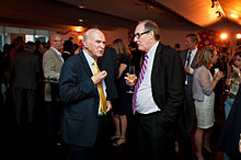 Hutton (right) with Vince Cable in 2013 Vince Cable & Will Hutton.jpg