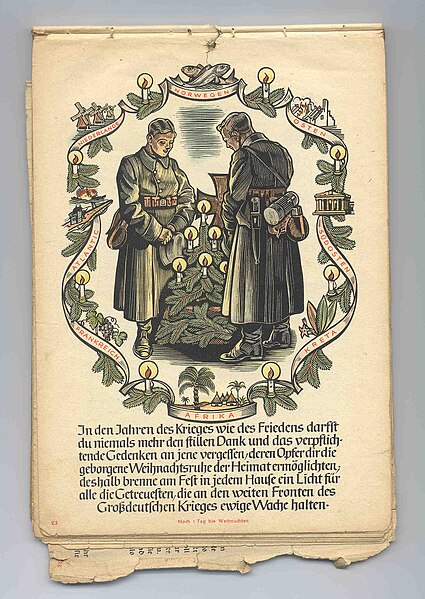 File:Vorweihnachtskalender Adventskalender um 1942 NSDAP Nazi Party propaganda advent calendar Franz-Eher-Verlag. Kriegspropaganda. No known copyright.jpg