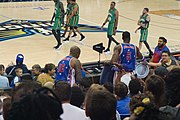 Globetrotters water bucket skit