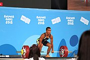 Deutsch: Gewichtheben bei den Olympischen Jugendspielen 2018; Tag 2, 10. Oktober 2018; Jungen 62 kg English: Weightlifting at the 2018 Summer Youth Olympics at 8 October 2018 – Boys' 62 kg