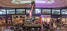 Main atrium of Westfield Carousel, near Hoyts Cinemas and Coles Westfield Carousel, September 2018 01.jpg