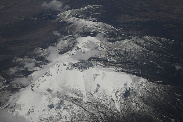 Wheeler Peak and the Snake Range, looking north