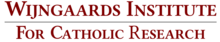 Logo of the Wijngaards Institute for Catholic Research Wijngaards Institute for Catholic Research Logo.png