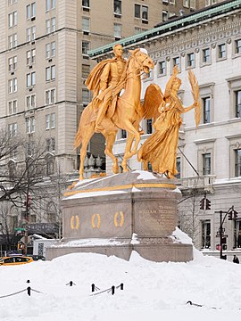 William Tecumseh Sherman Monumen New York Januari 2016 002.jpg