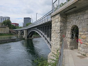 Stadt Zürich Letten: Oberer Letten, Unterer Letten, Alte Eisenbahnlinie und Bahnhof Letten