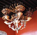 Wood chandelier