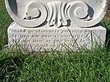 Grave marker in Bethel Cemetery, Bethel Park, Pennsylvania