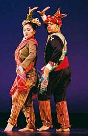 A Yakan couple in a traditional wedding dance. Yakan.jpg