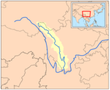 Min River of central Sichuan