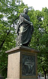 Monumento a York en la calle Unter den Linden en Berlín