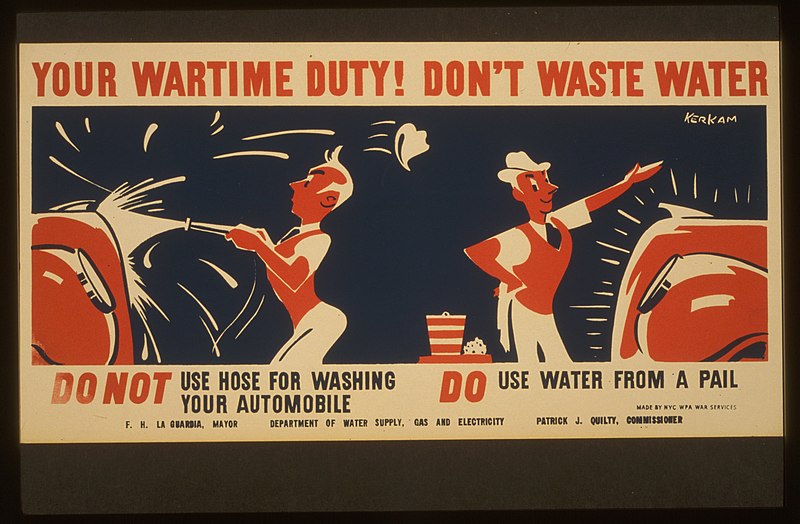 File:Your wartime duty! Don't waste water LCCN98516602.jpg