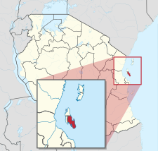 Položaj regije u Tanzaniji