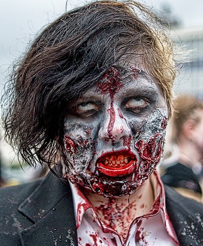 Zombies are a popular feature in many horror works.