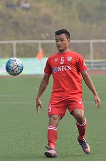 Zohmingliana Ralte Indian footballer