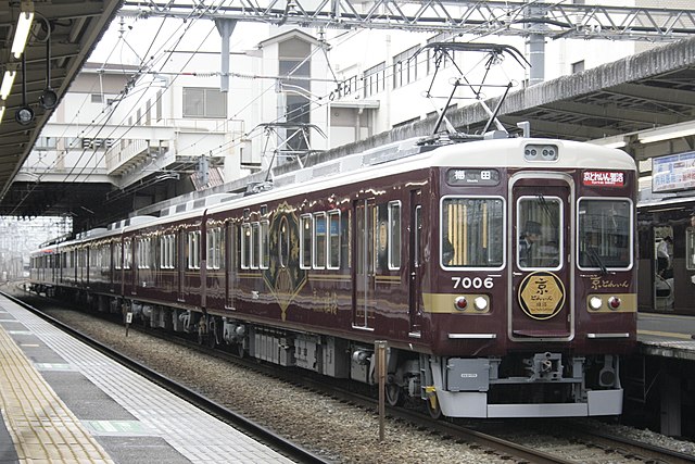 阪急電鉄7000系 京とれいん 雅洛 - 鉄道模型