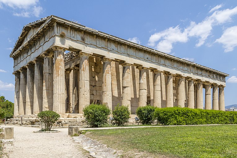 Temple of Hephaestus on the Agoraios Kolonos Hill, Athens, Greece, c.449 BC, unknown architect[30]