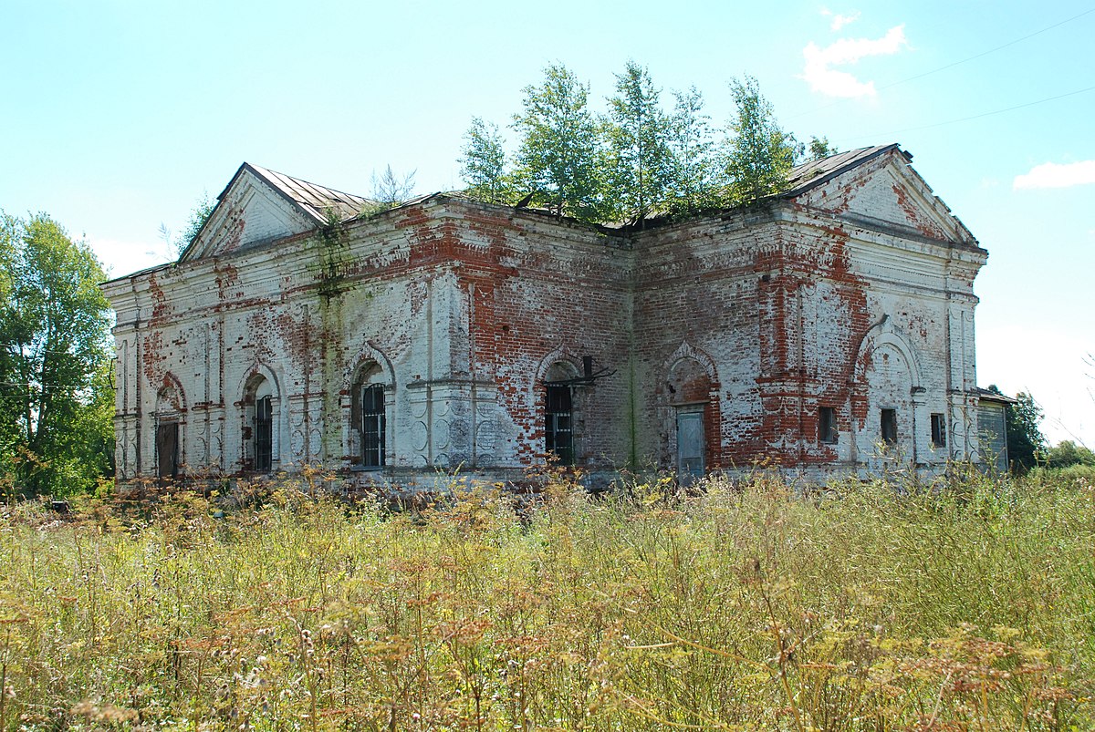 Церковь в деревне Бородино