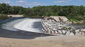 Водослив Сулакского водохранилища