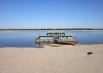 Дебаркадер в Краснослободске, Волгоградская область