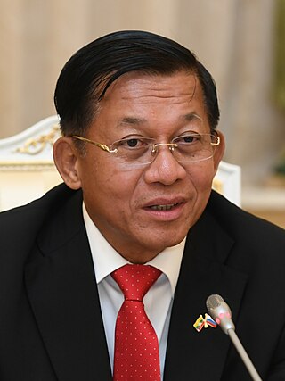 <span class="mw-page-title-main">Min Aung Hlaing</span> Military ruler of Myanmar since 2021