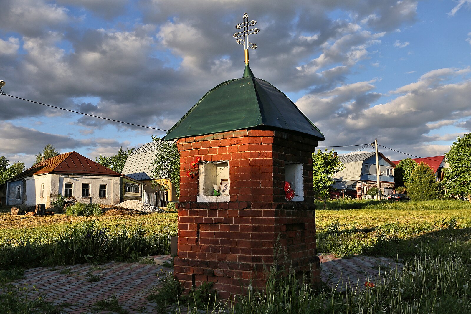 Мариинск часовня бревна