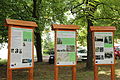 Informační panely Naučné stezky Liteň v Sadech Svatopluka Čecha