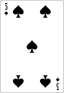 File:05 of spades.svg