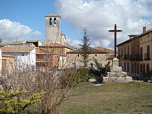 Bercero - paesaggio urbano con chiesa