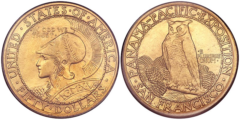 File:1915-S $50 Panama-Pacific 50 Dollar Round.jpg