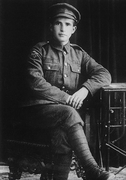 David Ben-Gurion, future prime minister of Israel, in his Jewish Legion uniform, 1918