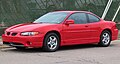 1997 Pontiac Grand Prix GT coupe, front left view