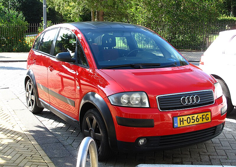 File:2003 Audi A2 1.4 colour.storm (53198056099).jpg