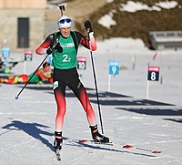 Stian Fedreheim alla competizione a staffetta mista singola