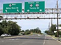 File:2020-09-07 11 58 37 View north along New Jersey State Route 73 at the exit for New Jersey State Route 90 WEST (Betsy Ross Bridge) in Cinnaminson Township, Burlington County, New Jersey.jpg