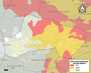 Saint-Médard-En-Jalles: Géographie, Urbanisme, Toponymie