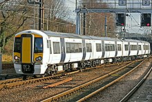 A National Express East Anglia Class 379, leased from Lloyds TSB General Leasing, January 2011 379001 at Norwich 8 January 2011.jpg