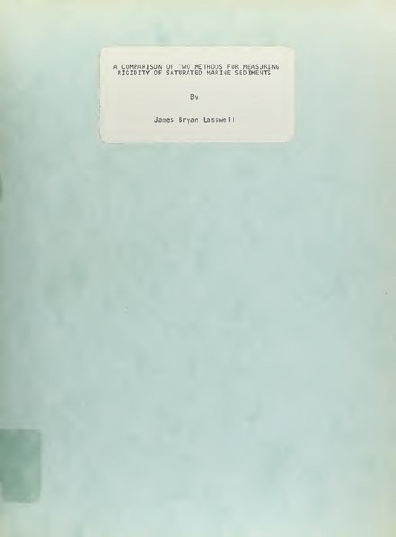 File:A comparison of two methods for measuring rigidity of saturated marine sediments. (IA comparisonoftwom00lass).pdf