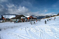 Mount Revelstoke, North America's biggest vertical drop at 1713 m (5620 ft).