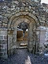 Aghadoe Cathedral western doorway romanesque April 2010.jpg