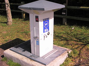 drinking water point at the driver's resting place