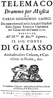 <i>Telemaco</i> (Scarlatti) Opera by Alessandro Scarlatti