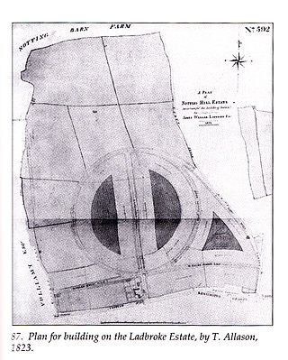 <span class="mw-page-title-main">Ladbroke Estate</span> Ladbroke family estate in Notting Hill, London