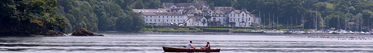 Ambleside, seen from Lake Windermere