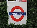 Amersham Station Platform Roundel