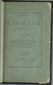 Marc Ami, Le naufrage de l’Annie Jane, 1892     (Défi 100 wikijours)