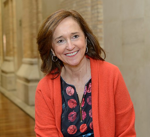 Ana Santos Aramburo en la sede de Recoletos de la Biblioteca Nacional de España (crop 2)