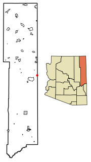 Lupton, Arizona CDP in Apache County, Arizona