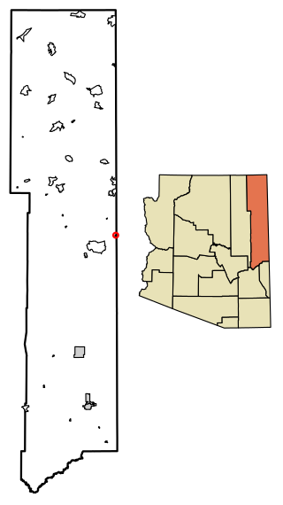 <span class="mw-page-title-main">Lupton, Arizona</span> CDP in Apache County, Arizona